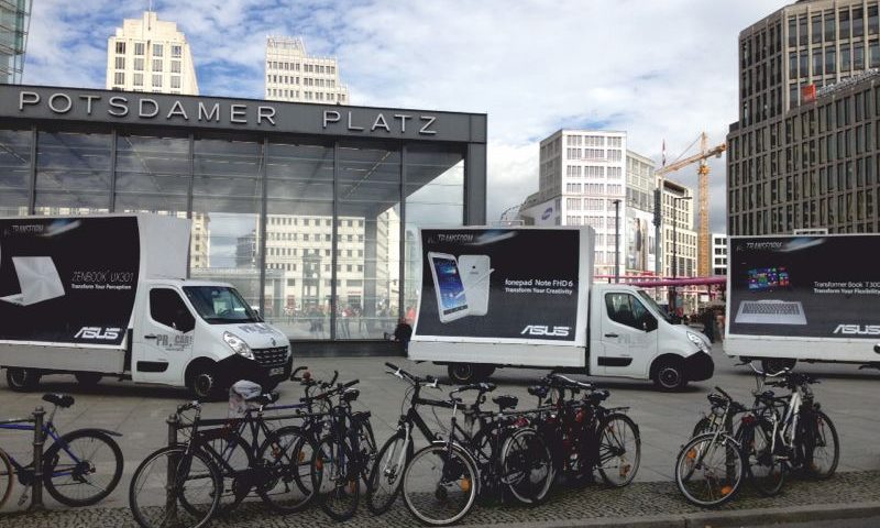 Werbefahrzeuge von PrCar Mobile 18-1 Plakat Werbung, Werbeauto, Werbetruck,Pr-Car, Werbeaktion,Guerillia,21